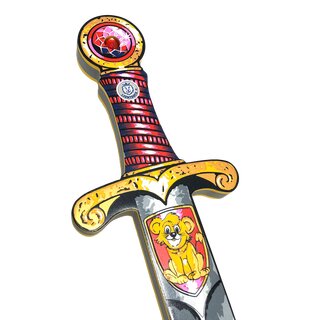 Ritter Schwert, Mini-Lwe, rot