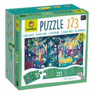 PUZZLE 123 - Der Zauberwald (25 Teile)