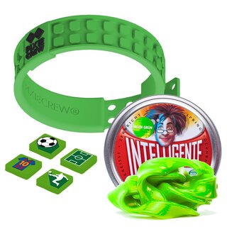 Armband + Intelligente Knete (Grün / Neon Grün)