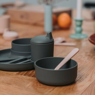 TINY BIO ESSGESCHIRR GESCHENKSET GRN