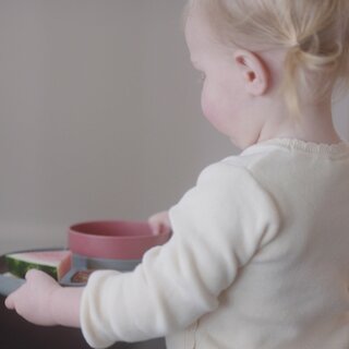 TINY BIO ESSGESCHIRR GESCHENKSET GRN