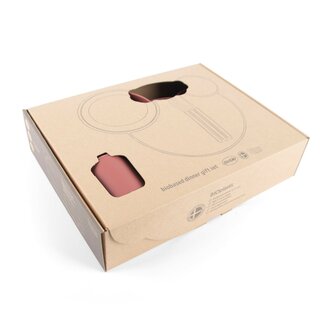 tiny Bio Essgeschirr bordeaux (Geschenkbox)