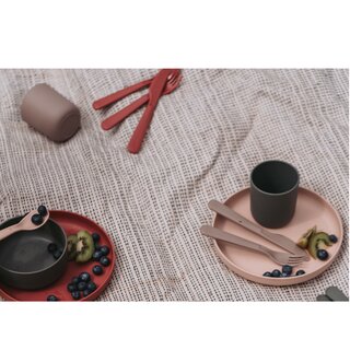 TINY BIO 2-PACK BESTIK SAND/RUST BORDEAUX