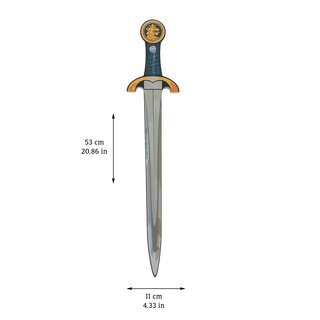 Ritter Schwert, Edler Ritter, blau, klein