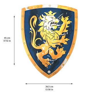 Ritter Schild, Edler Ritter, blau