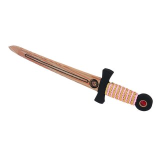 Woody Schwert, mittel, gold/rosa
