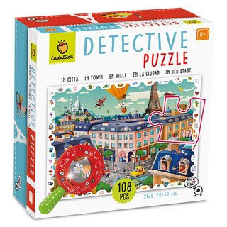 DETECTIVE PUZZLE - In der Stadt (108 Teile)