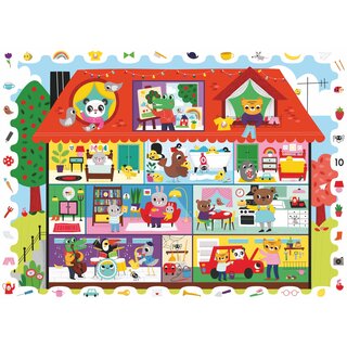 DETECTIVE PUZZLE - Mein Haus (108 Teile)