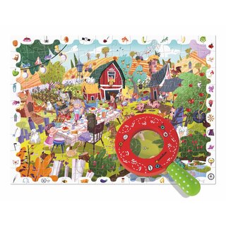 DETECTIVE PUZZLE - Der Bauernhof (108 Teile)