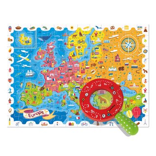 DETECTIVE PUZZLE - Die Europakarte (108 Teile)