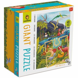 GIANT PUZZLE- Die Dinosaurier (48 Teile)