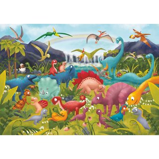 GIANT PUZZLE- Die Dinosaurier (48 Teile)