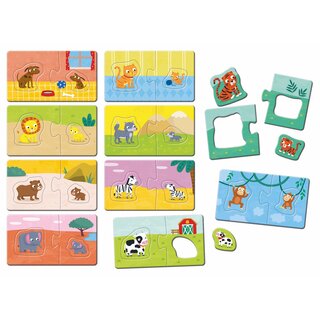 LOGIC MONTESSORI - Tiere und ihre Kinder (30 Teile)