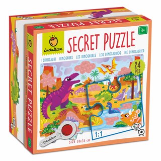 SECRET PUZZLE - Die Dinosaurier (24 Teile)