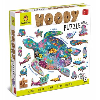 WOODY PUZZLE - Das Meer (48 Teile)