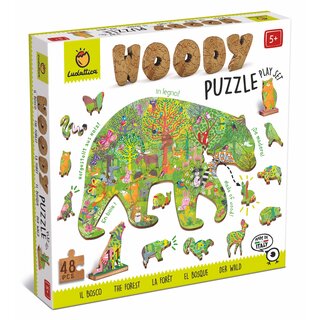 WOODY PUZZLE - Der Wald (48 Teile)