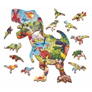 WOODY PUZZLE - Die Dinosaurier (48 Teile)