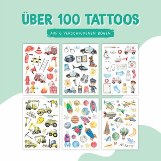 Kindertattoos - Berufe